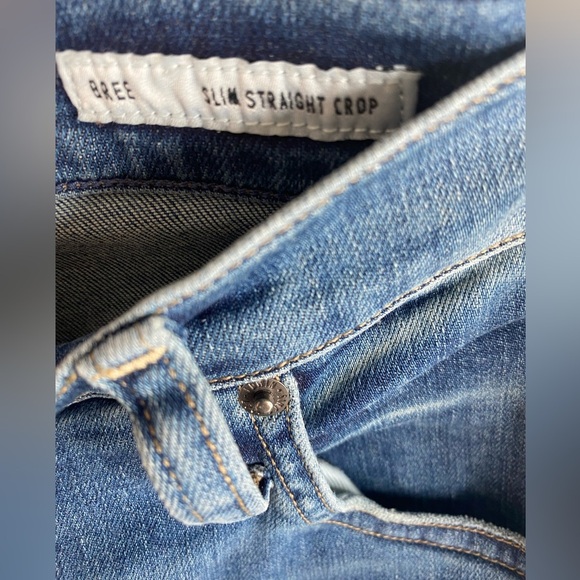 Edwin Nordstrom Bree Slim Straight Crop Fit Jeans with Stretch. - Picture 5 of 9